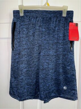 Cougar Men's Heather Navy Athletic Shorts